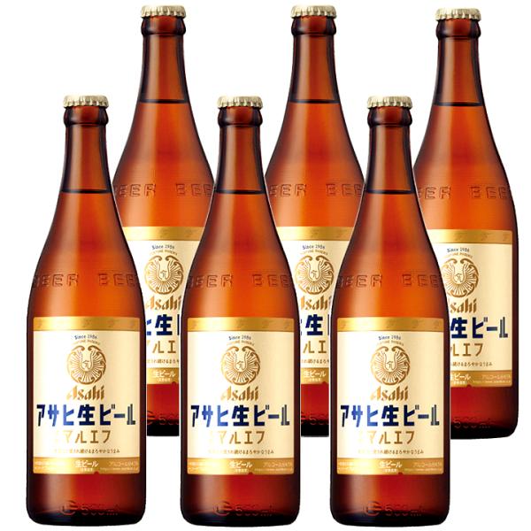 アサヒ生ビール 65本セット まとめ売り マルエフ アサヒ生ビール マルエフ 中瓶 500ml ×6本 アサヒビール