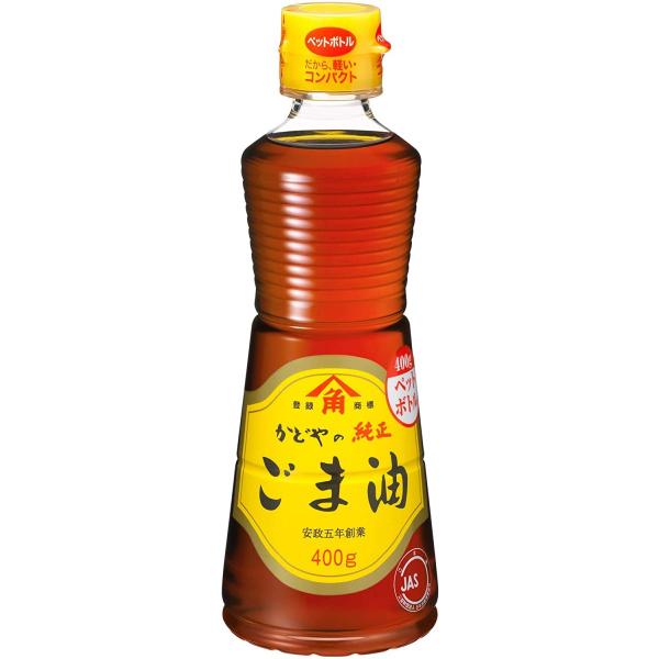 他サイト： かどや 金印純正ごま油 400g 　食品・調味料・菓子・飲料　詰合せ10kgまで同発送　の商品画像