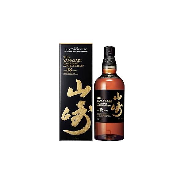 　サントリー シングルモルト 山崎18年 (化粧箱付き)　