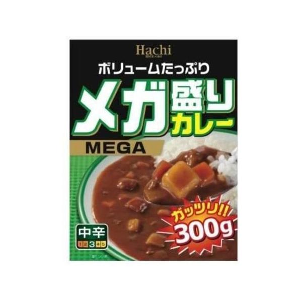ハチ メガ盛りカレー 中辛 300g 　食品・調味料・菓子・飲料　詰合せ10kgまで同発送　