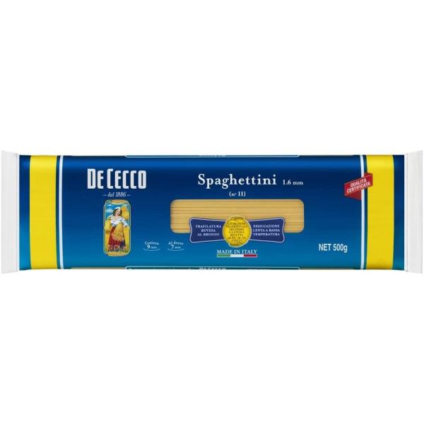 DE CECCOディ・チェコ スパゲッティーニ No.1 1.6mm 500g ★酒類・冷凍食品・冷蔵食品との混載はできません★