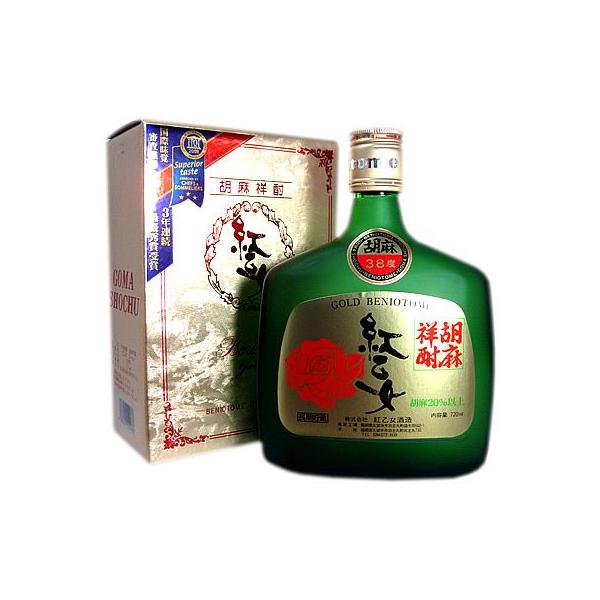 紅乙女酒造 紅乙女 ゴールド ごま焼酎 38度 720ml