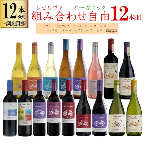 コノスル ビシクレタ ヴァラエタル シャルドネ 750ml チリ白ワイン辛口ミディアムボディ1本