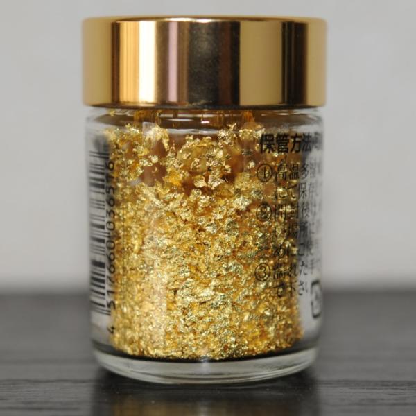 食品添加物　金箔 内容量0.4g 8瓶 sakenosakanaya_113407-1