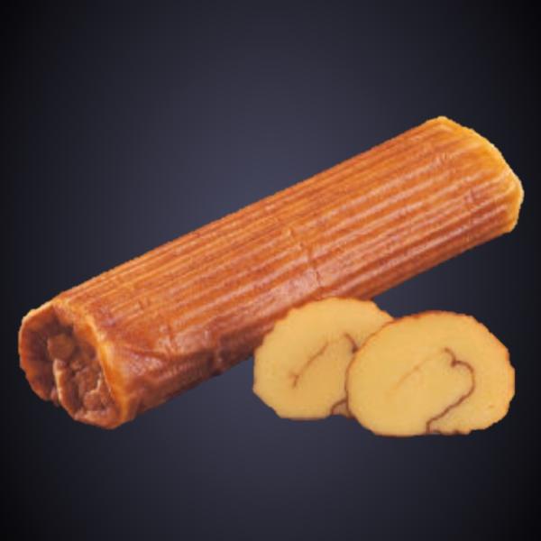 《商品説明》はちみつとバターの風味豊かな伊達巻です。解凍後、お好みの大きさにカットしてお召し上がり下さい。1本サイズは幅4.5X高4X長20cm、300ｇです。1ケースは10本X4合です。《生（原）産地》日本《加工地》日本《保存方法》冷凍《...