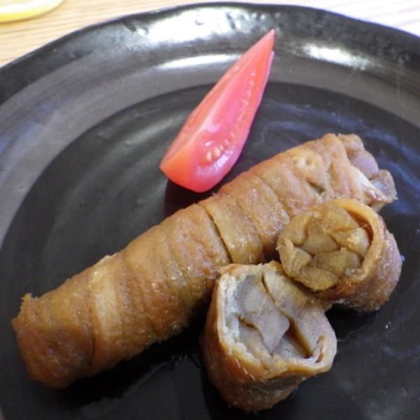 《商品説明》味付けしたごぼうを味付けした銀穴子で巻きました。解凍して手軽にお召し上がりいただける逸品です。1本サイズはφ28ｘ110ミリ、65ｇです。1袋に10本入っています。1ケースは10袋です。《生（原）産地》中国《加工地》日本《保存方...