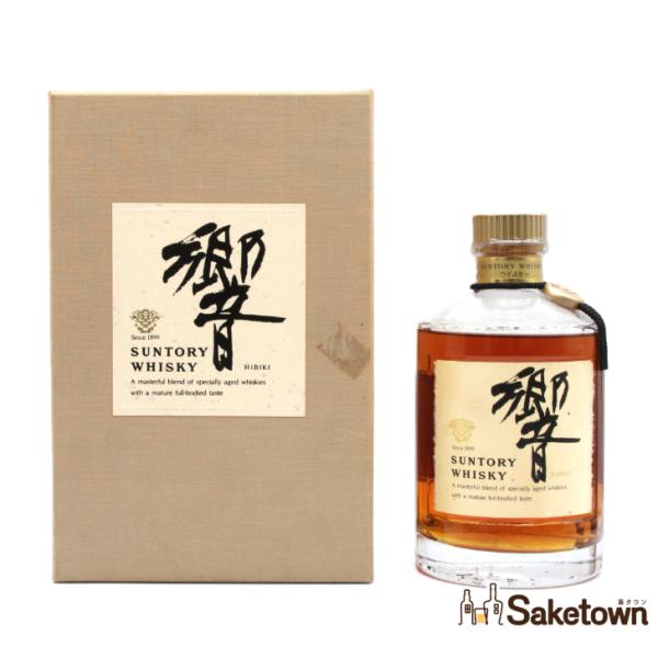 レ*ん様 未開封 響 ひびき サントリー 金キャップ ウイスキー 箱付 SH-0 旧ボトル！！サントリー ウイスキー 響 金キャップゴールド