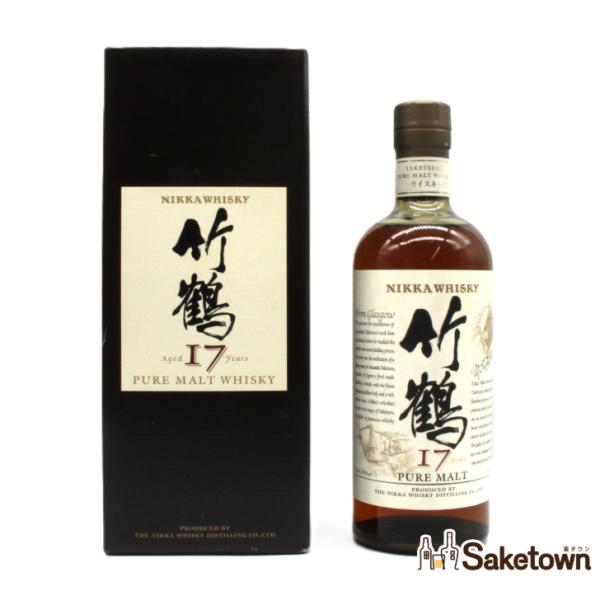 全国配送可能 ニッカ ウイスキー 竹鶴 17年 ピュアモルト スリムボトル