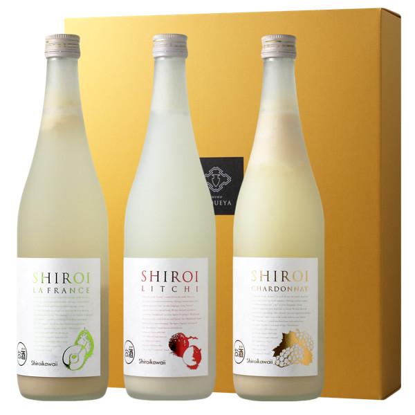 ★ リキュール3本セット 白いKawaiiセット（リキュール 720ml 3本 白いラ・フランス 白い
