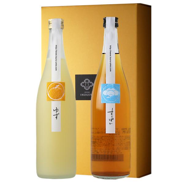 ■品名：鶴梅ゆず梅セット■セット内容：鶴梅 ゆず 720ml×1本鶴梅 すっぱい 720ml×1本■蔵元：平和酒造（和歌山県）■化粧箱：あり（フタ付きタイプ）■保存方法：直射日光を避け、冷暗所保存■配送方法：常温便*************...