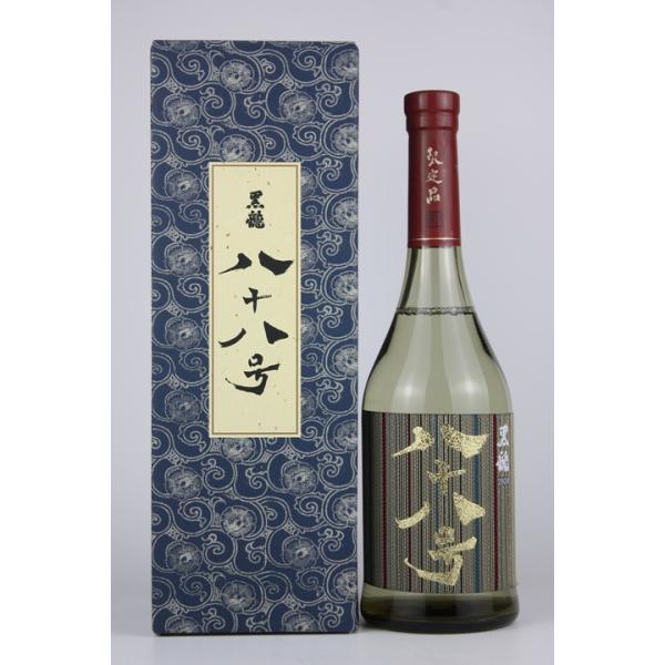 年1回発売 2024年11月製【今季分】 黒龍 八十八号 720ml 黒龍酒造 日本酒 黒龍 八十八号 2024 720ml : 越前福井の地酒 やま甚