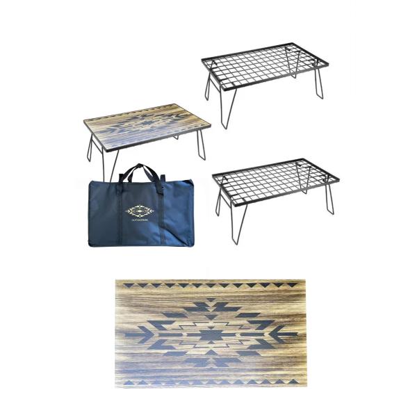 ●収納も簡単でかさばらないフィールドラックはキャンプで意外と大活躍！復数を重ねたり並べたりするなど、色々な使い方ができるラックです。●キャンパーの間では、道具や材料を整理しておいたり、テーブル代わりに使用するなど、機能的で収納もコンパクトな...