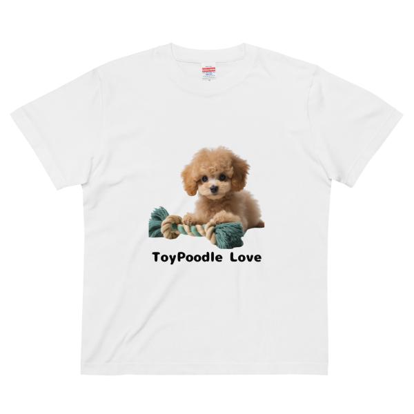 Tシャツ 】 トイープードル ユニセックス ハイクオリティーT