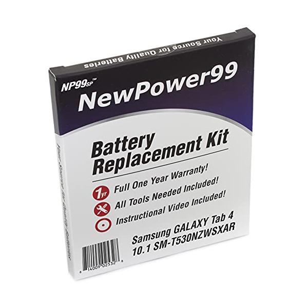 newpower99バッテリー交換キットfor Samsung Galaxy Tab 4 10.1 sm