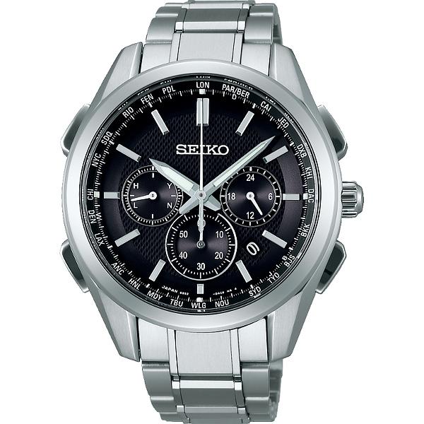 Flight Expert クロノグラフ セイコー ブライツ 世界4エリア電波受信  