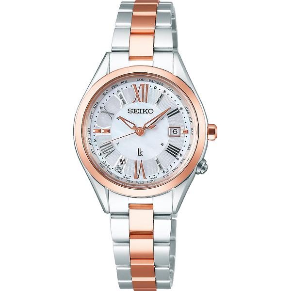 【美品】SEIKO セイコー LUKIA ルキア ダイヤ SSQV040 LUKIA セイコー ルキア レディダイヤ 4エリア受信対応 ソーラー電波