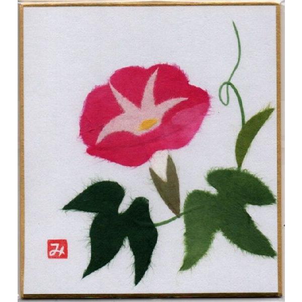 ちぎり絵 小色紙 朝顔(ピンク) : 桜堂 - 通販 - Yahoo!ショッピング