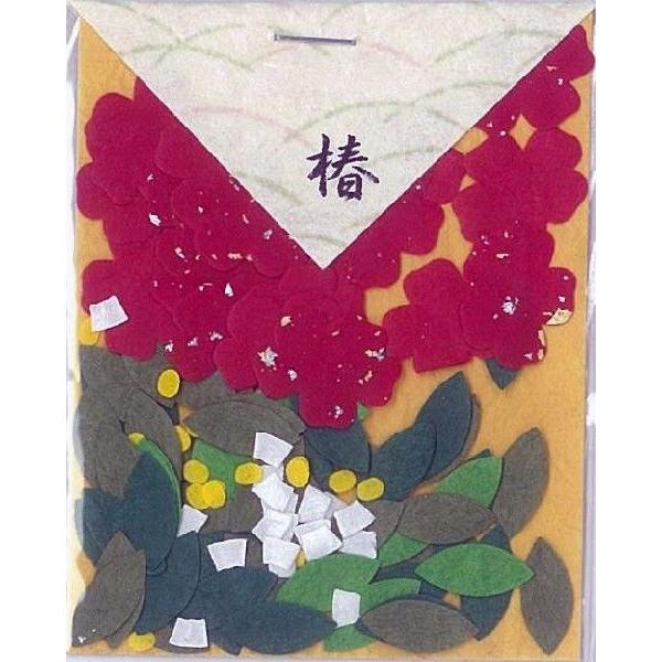 貼り絵 椿 48 : 桜堂 - 通販 - Yahoo!ショッピング