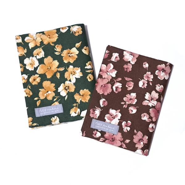 文庫本 A6 ブックカバー 花柄 布 文庫本サイズ かわいい ポケット版