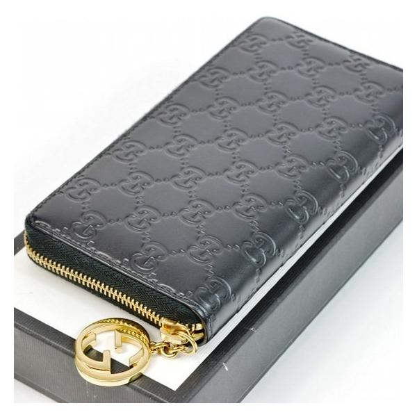 GUCCI（グッチ） 【美品】グッチ 財布 長財布 ラウンドファスナー