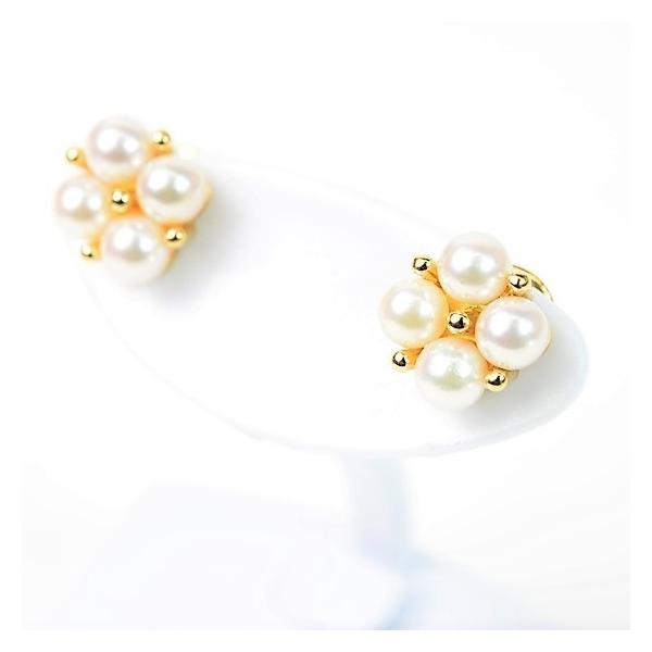 MIKIMOTO 【超美品】ミキモト K18 パール ピアス : サクララウンジ