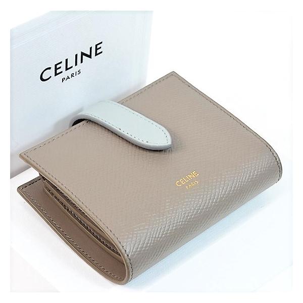 CELINE 【新品】セリーヌ 財布 二つ折り スモールストラップ