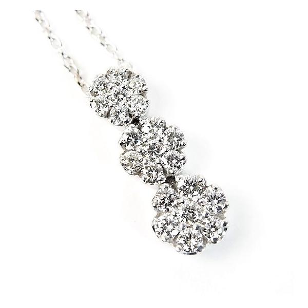 Ponte Vecchio（ポンテヴェキオ） 【超美品】 K18WG ダイヤ ネックレス