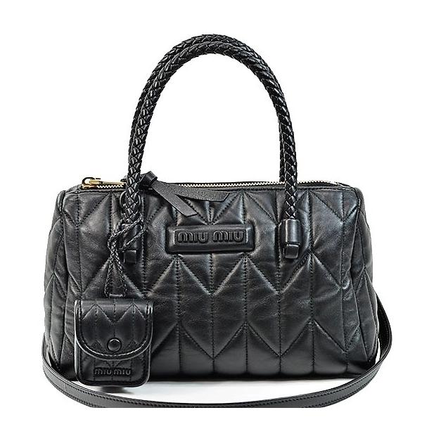 新品同様】ミュウミュウ バッグ 5BB085 2WAY ショルダーバッグ