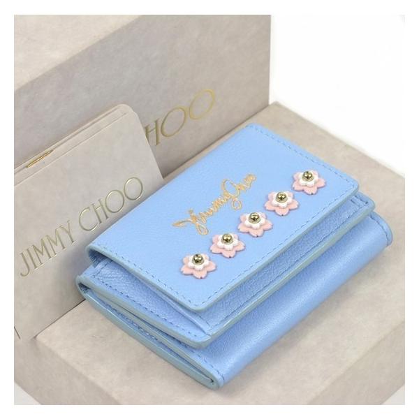 新品】ジミーチュウ 財布 三つ折り財布 ミニウォレット ネモ  