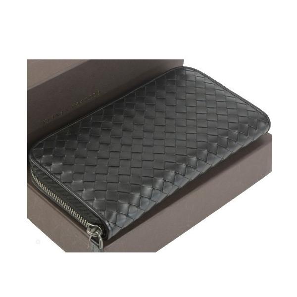【美品❇ボッテガ ヴェネタ】イントレチャート ラウンドファスナー長財布❗ BOTTEGA VENETA 【超美品】ボッテガヴェネタ ラウンドファスナー
