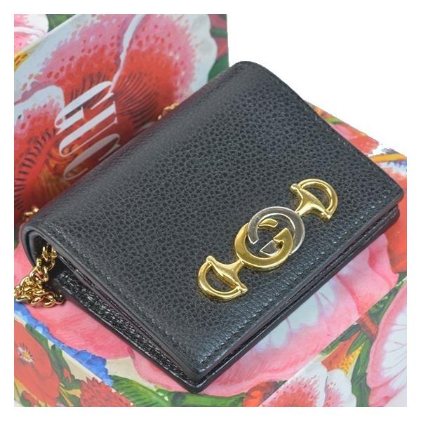 GUCCI（グッチ） 【美品】グッチ ズゥミ チェーンウォレット