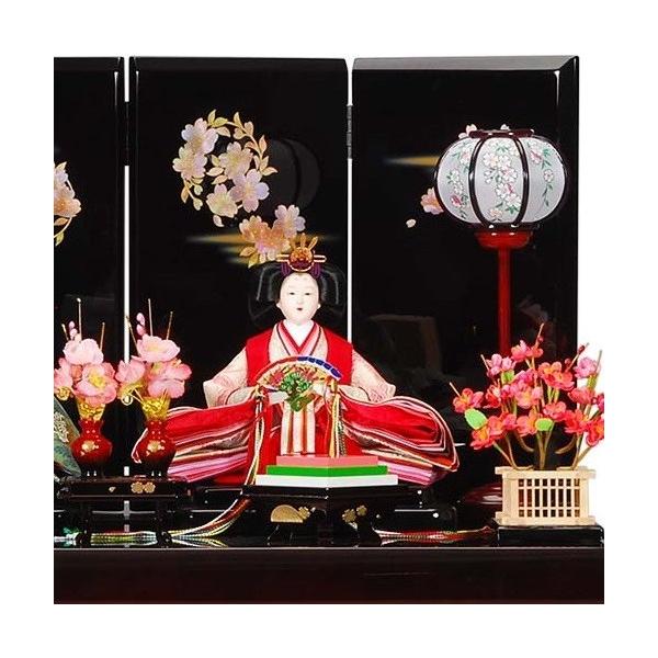 雛人形 雛人形 親王収納飾り 花丸 溜塗 収納飾り Sb 16 228 季節玩具 19hina Sb 16 228 さくらソレイユ