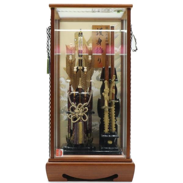 破魔弓飾り コンパクト 破魔矢 初正月飾り ケース飾り 16号 龍神