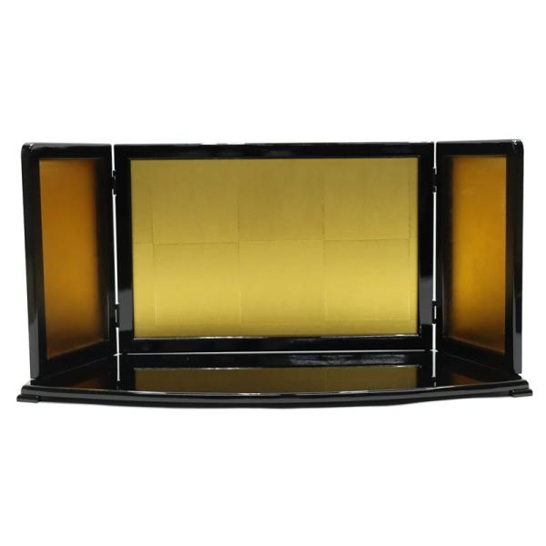 アウトレット品 屏風台 台屏風セット 23号 B31-700E 金箔屏風 扇面台