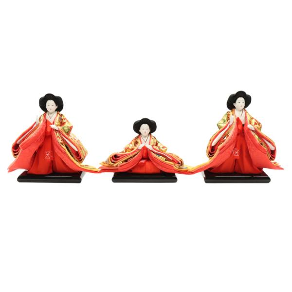 高級 三段 五人飾り 雛人形セット 荘川桜 新品未使用 オーソドックスな色合いの雛人形古都桜収納五人飾りが安い 雛人形三