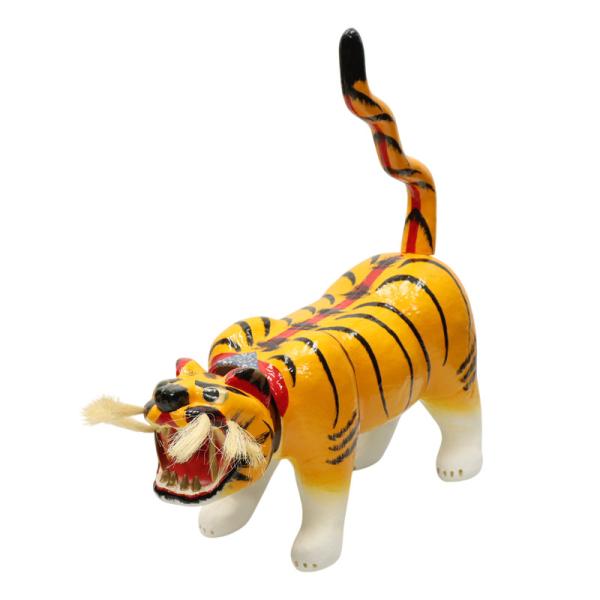 アウトレット品 五月人形 張子の虎 9号 首振り虎 張り子の虎 25a-ya