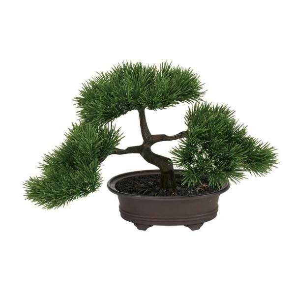 人工観葉植物 盆栽松 ミニ 光触媒加工 高さ20cm （P214) （zv9204