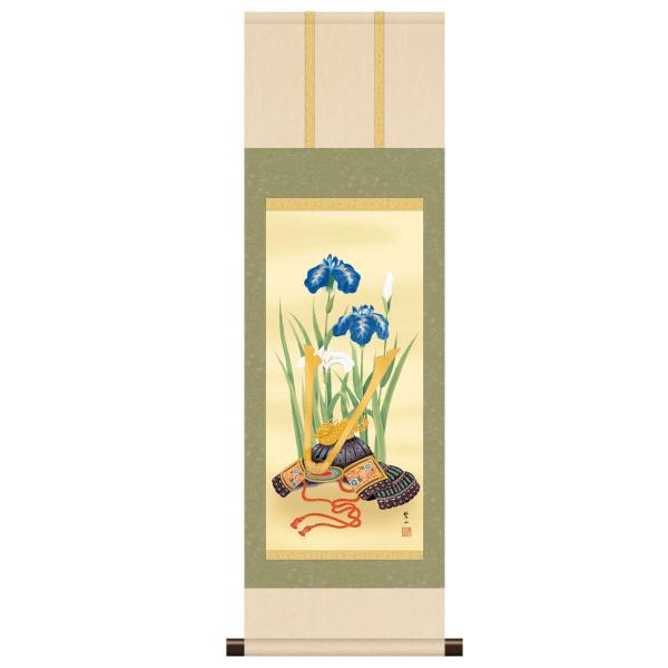 端午の節句 武者 ミニ 掛軸 端午の節句 武者 ミニ 掛軸