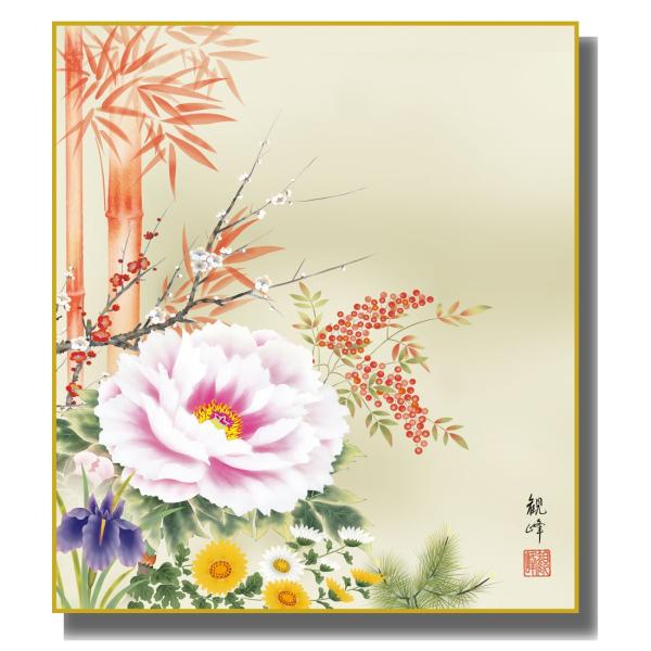 色紙絵 開運画 開運四季花 K9-070 : さくらソレイユ - 通販 - Yahoo