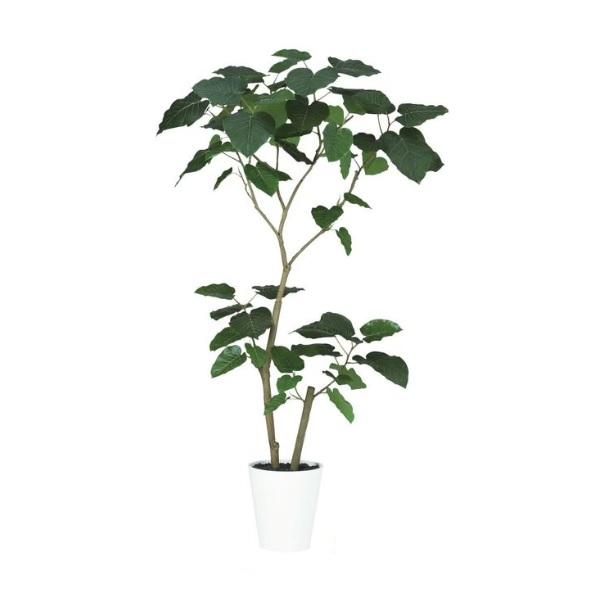 人工観葉植物 HQ ウンベラータ FST 2本立 150 ポット付き 高さ150cm