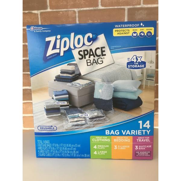 Ziploc ジップロック Space Bag スペースバッグ 圧縮袋 14枚セット 衣類 布団 旅行 Costco コストコ Buyee Buyee 日本の通販商品 オークションの入札サポート 購入サポートサービス