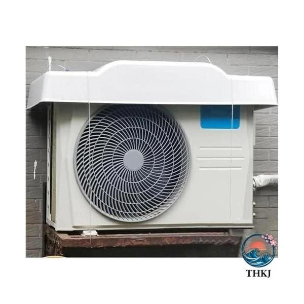 エアコン室外機カバー エアコン室外機用 日除け PVC製 3層構造  ワイヤーロープ付き 遮熱 日よけシート ホコリ 雨 雪 使いやすい おすすめ 人気 収納便利