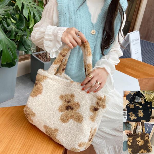 ○SIYAZU○SHEARING TOTE BAG フリース トートバッグ もこもこ