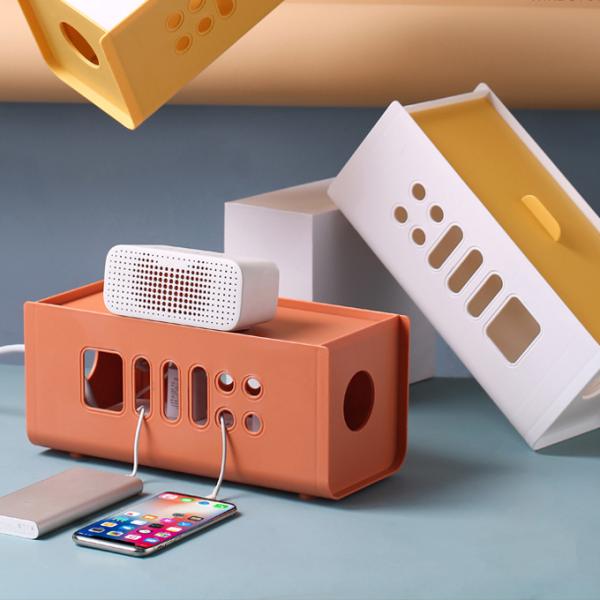 ふく　延長ボックス、ケーブル3セット ケーブルボックス コード ケーブル 収納 6口対応 コードボックス