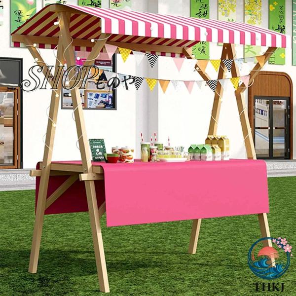 屋台ブース 折りたたみ式 屋外専用 仮設屋台セット イベント 祭り 露店  販促ブース マーケット屋台ディスプレイスタンド 頑丈設計 組み立て工具付き
