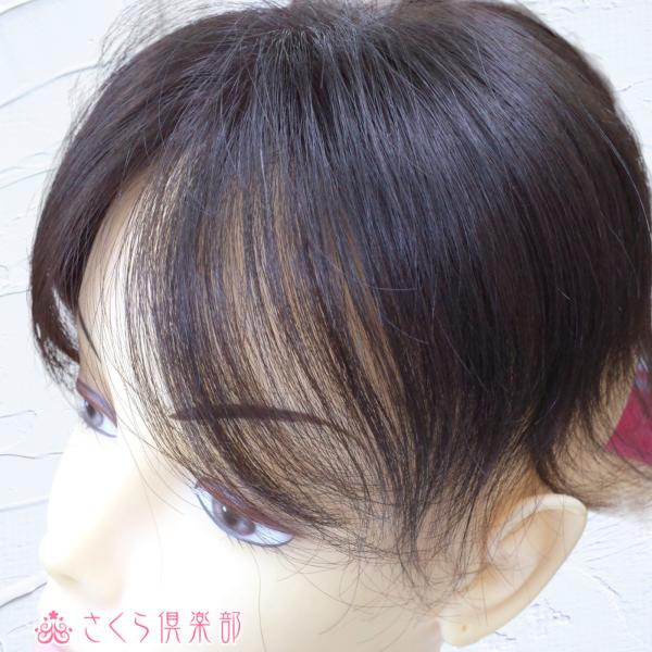 さくら倶楽部 部分ウィッグ人毛100% 部分かつら 総手植え 女性 さくら倶楽部 部分ウィッグ人毛100% 部分かつら 総手植え 女性