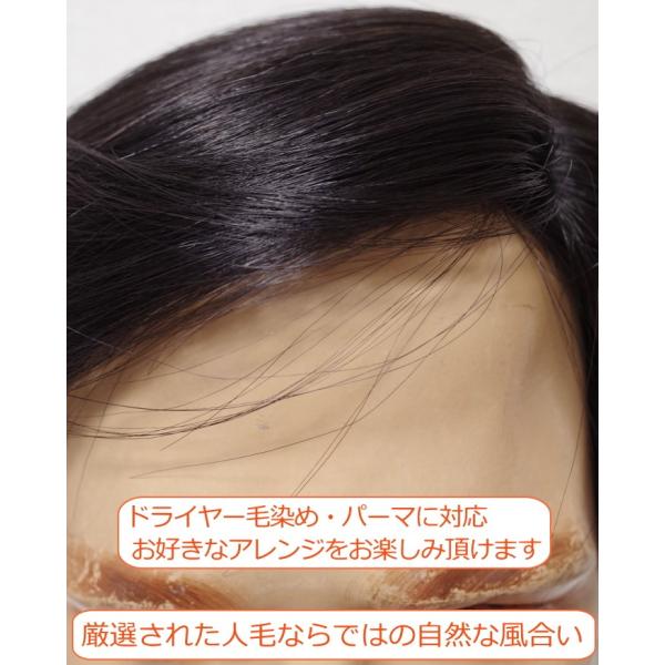 部分ウィッグ メンズ 部分かつら 人毛100 左分け ｌサイズ Top Dx2t 部分かつら メンズ 左分け Top Dx2t M 人毛部分ウィッグ通販さくら倶楽部