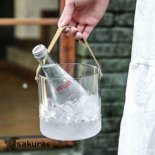 商品名:透明 氷入れ 丈夫 家庭 アイスペール  おしゃれ 大容量 ワインクーラー バー用品 飲食店 業務用 溶けにくい プラスチック                             商品説明:透明 氷入れ 丈夫 家庭 アイスペール...