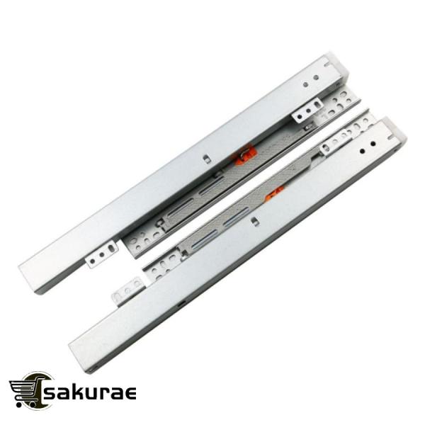 【スムーズな3段階の緩衝ガイドレール】緩衝機能付き、引き出しが閉まった後、ゆっくりと閉まり、緩衝緩衝装置は静かで、暖かく静かな家庭環境を作り出します。【材質 】当社のスライドレールは亜鉛メッキ処理を施した高品質の冷間圧延鋼板でできており、ス...