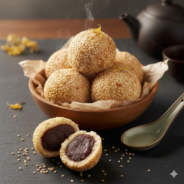 ごま団子5個入り（加熱済み） : さくらフーズ ヤフー店 - 通販 - Yahoo